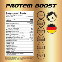 IvyBears Protein Boost Gummies serving illustrates an easy daily protein routine.