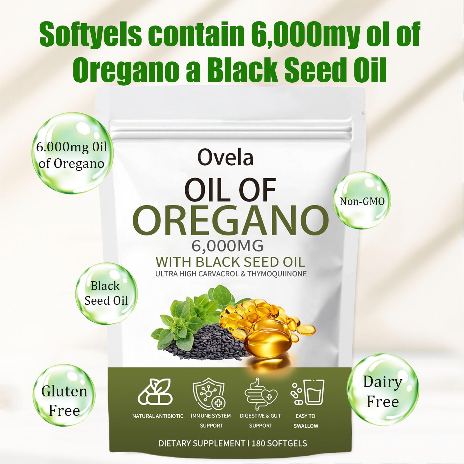 ixarco Ovela product illustration hints at gut-friendly benefits and vitality.