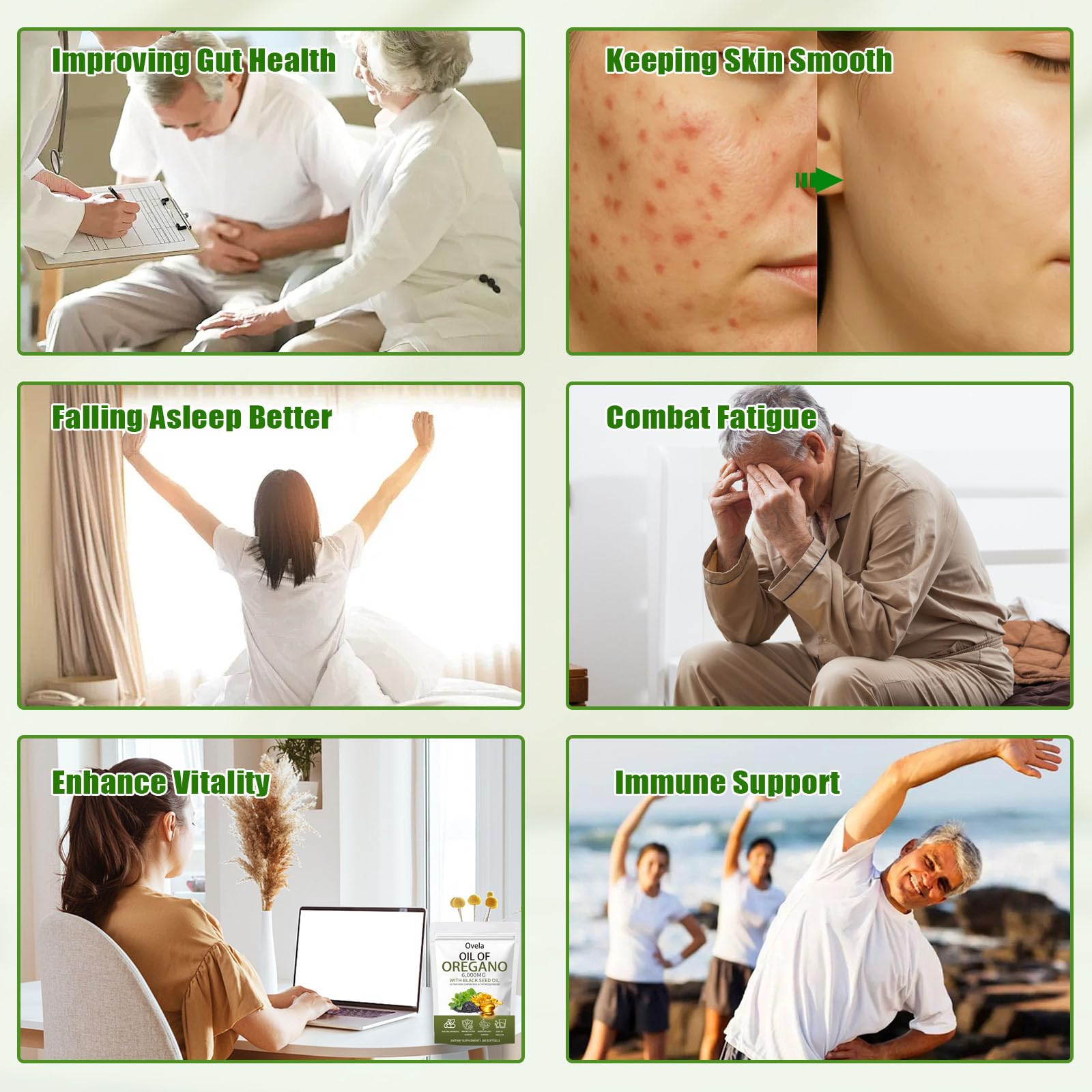 ixarco Ovela black seed oil softgel supports digestive balance.