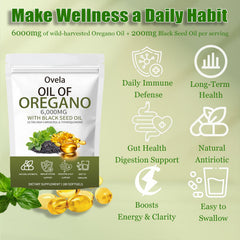 ixarco Ovela bottle closeup shows rich oregano oil for daily wellness.