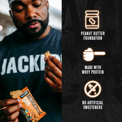 Authentic Bar on-the-go lifestyle scene, packaged for easy snacking.