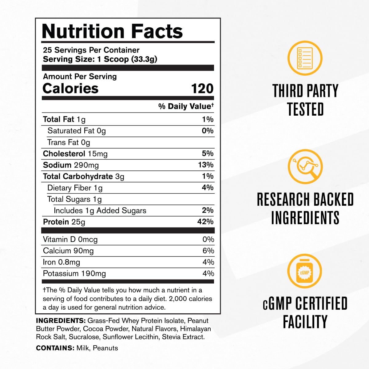 Jacked Factory Authentic ISO post-workout recovery shake shows convenient protein support.