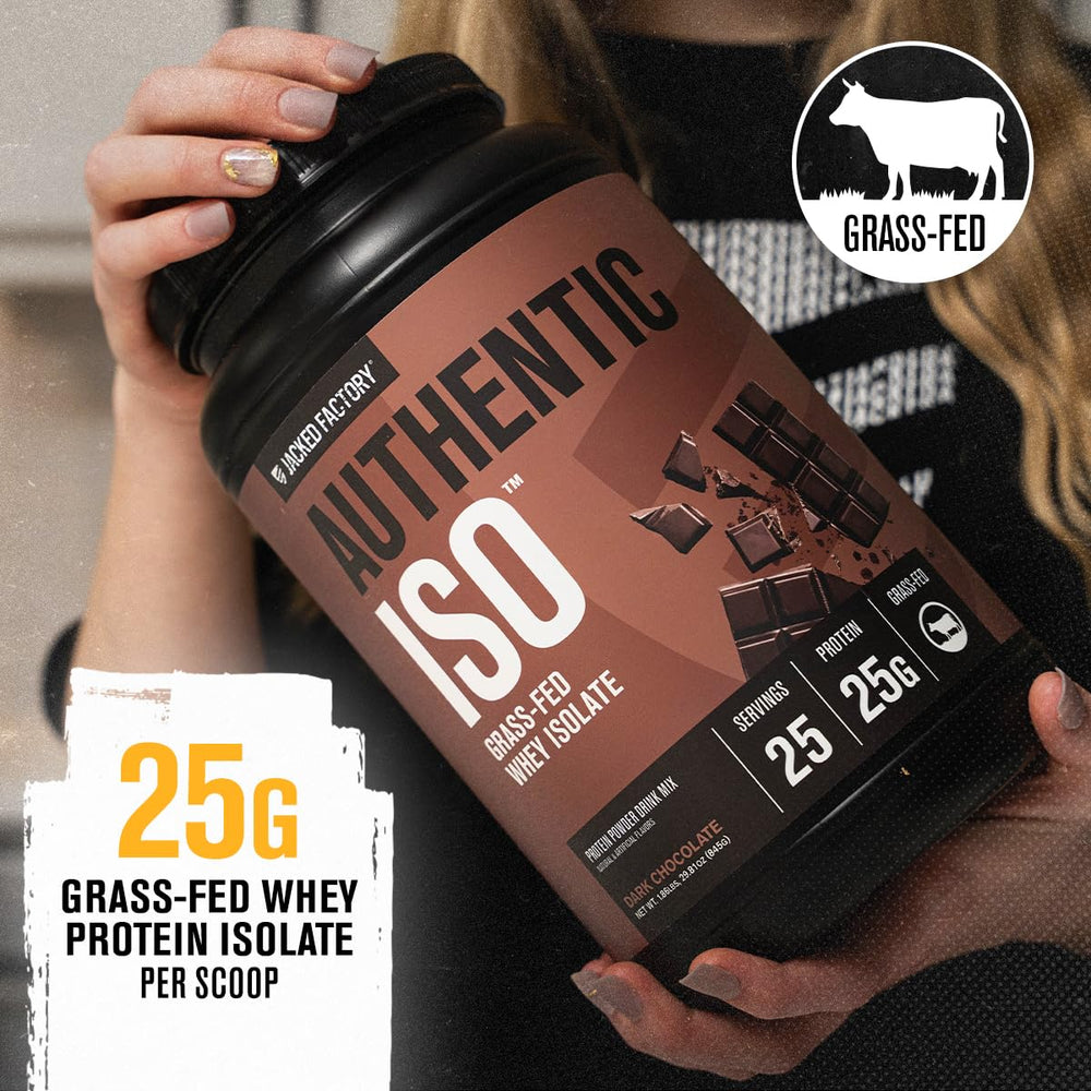 Serving poured into glass shows quick-dissolving post-workout protein