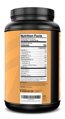 Jacked Factory Authentic ISO whey packaging on shelf signals a low-carb option.