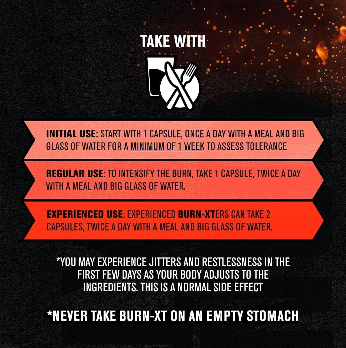 Capsimax cayenne detail highlights thermogenic potential on Burn-XT label.