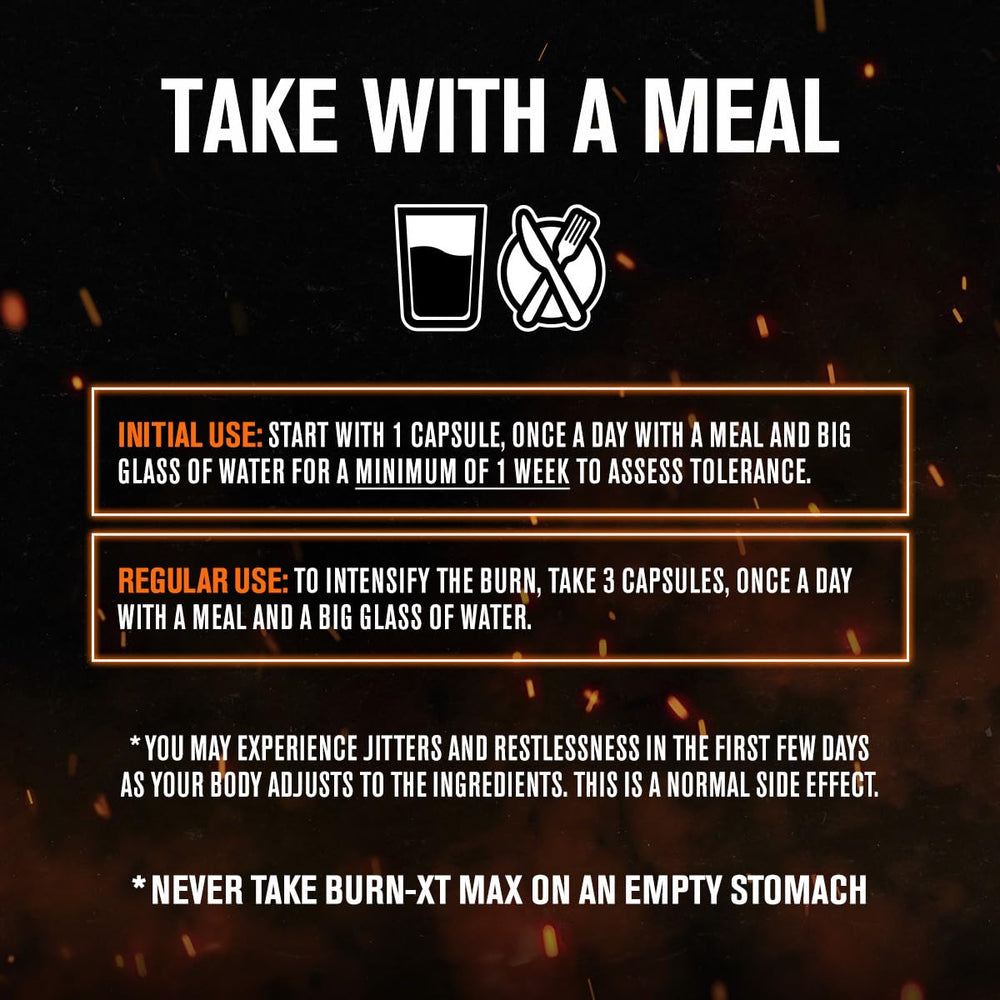 Jacked Factory Burn-XT Max with PurCaf Organic Caffeine powering steady energy.