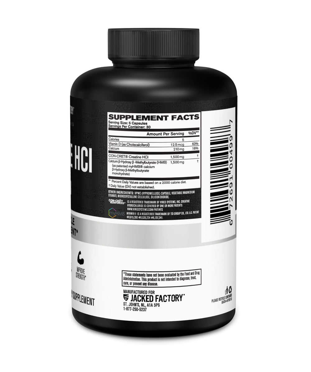 Jacked Factory capsules closeup showing uniform texture