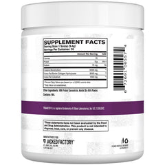 Serving info for Jacked Factory Creatine for Women watermelon flavor