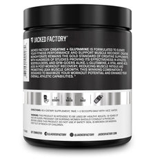 Prepared shake featuring Jacked Factory Creatine Glutamine after workout