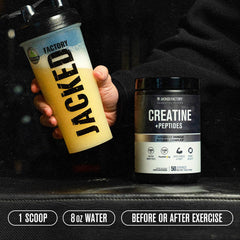 Creatine Monohydrate visual from Jacked Factory product line