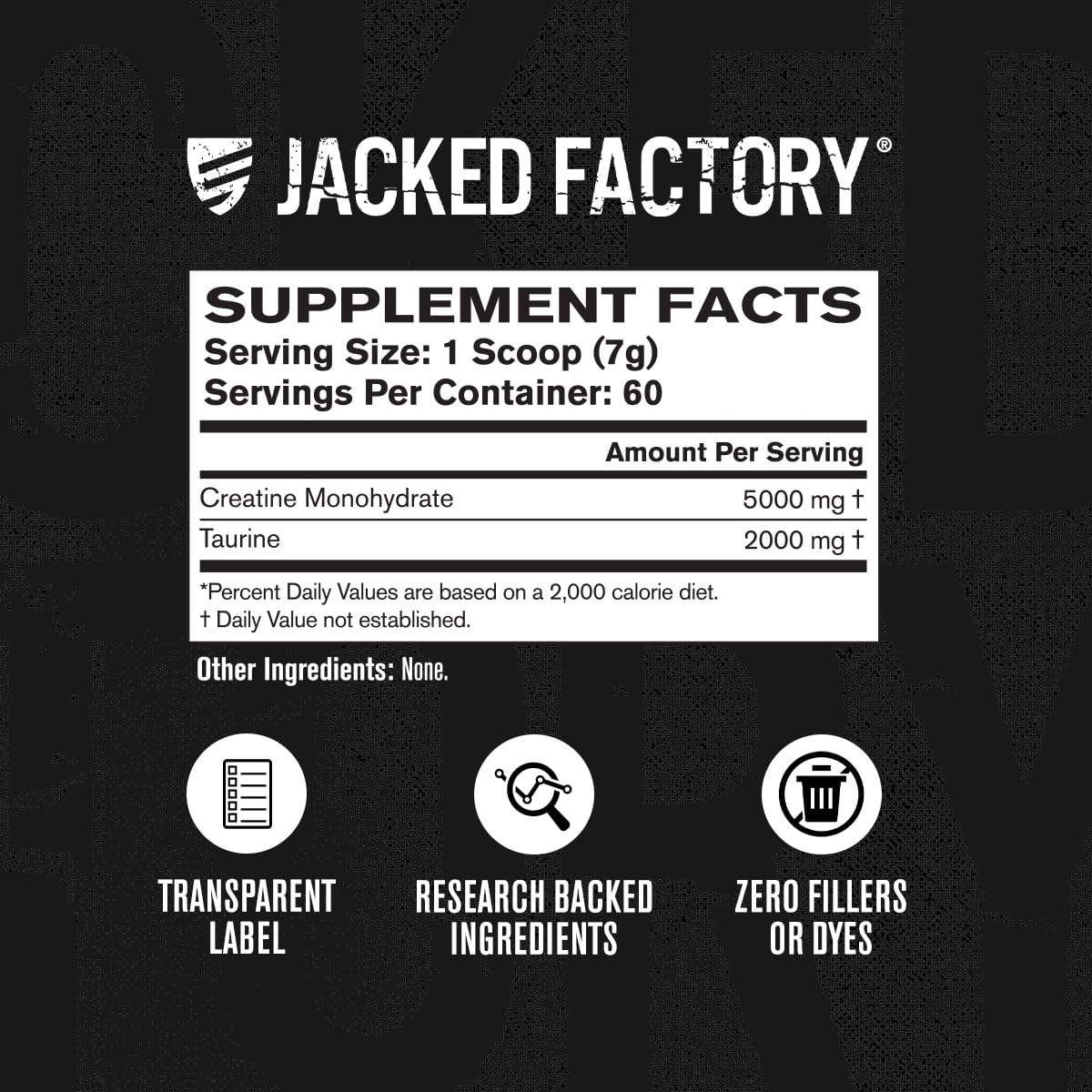 Jacked Factory Creatine + Taurine athlete training scene, shows performance focus.
