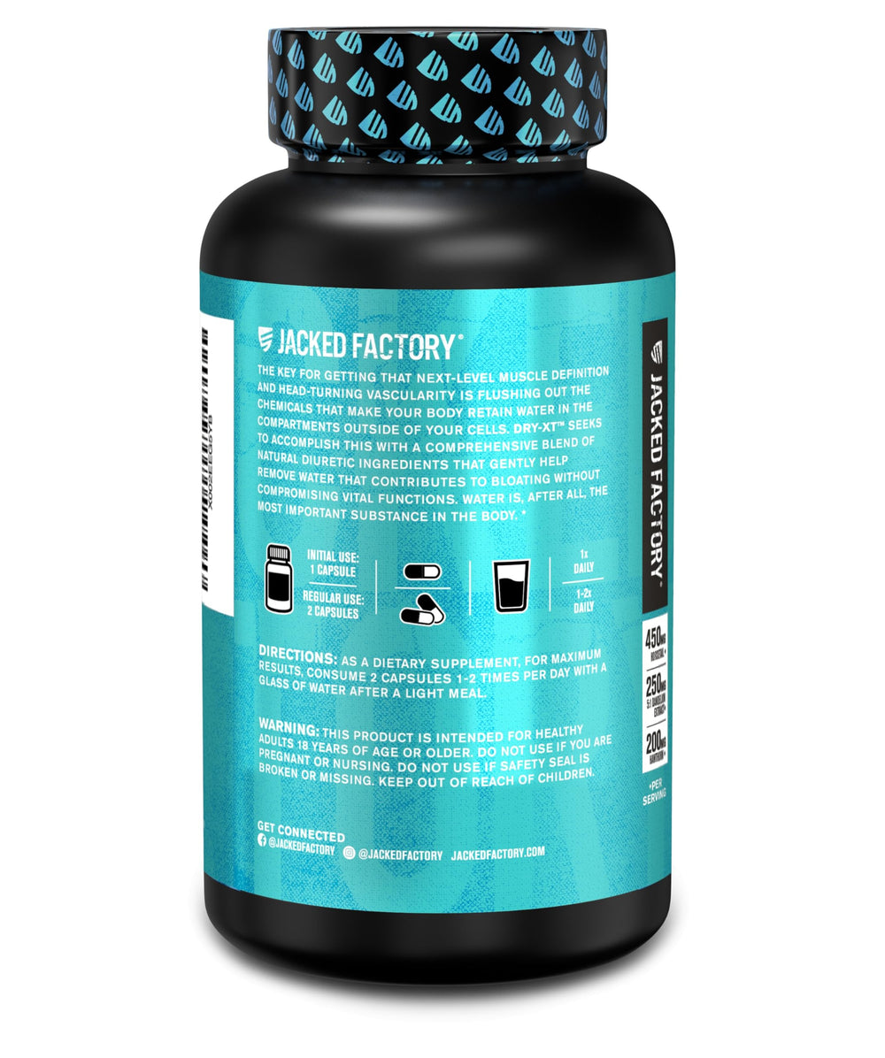 Dry-XT ingredients list includes potassium for electrolyte balance
