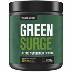 Jacked Factory front label showing product name and sour apple flavor for quick identification