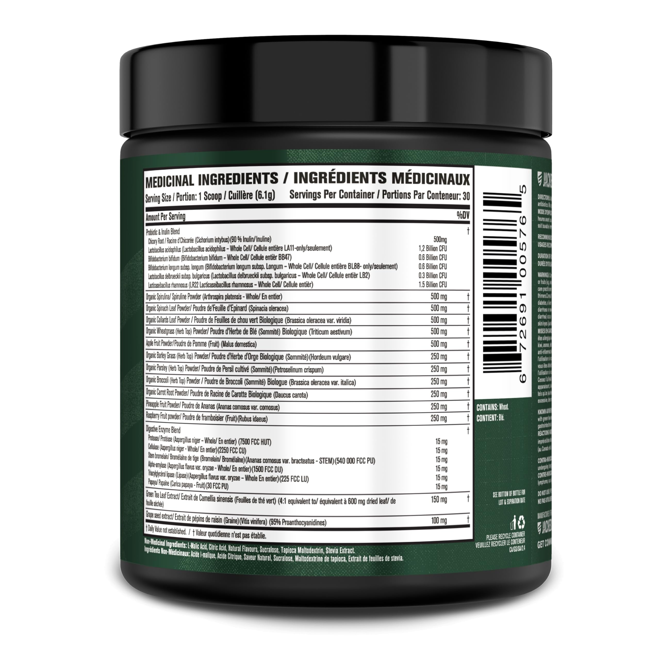 Jacked Factory Green Surge glass with juice demonstrates vibrant daily nutrition