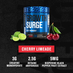 Jacked Factory Growth Surge label closeup highlighting key ingredients
