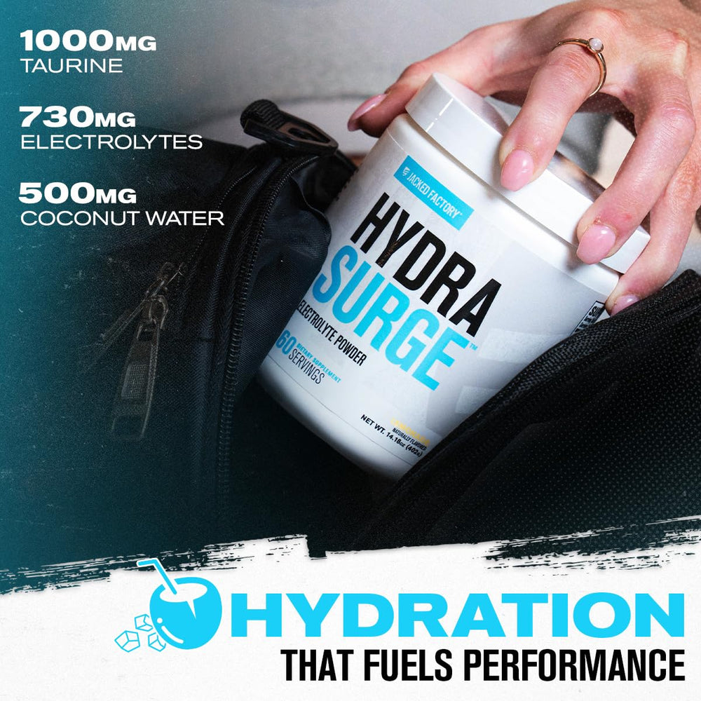 Glass of Hydrasurge lemonade showing refreshing hydration after training.