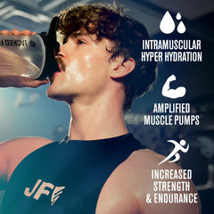 Jacked Factory Liquid Glycerol in a shaker bottle ready to mix with pre workout