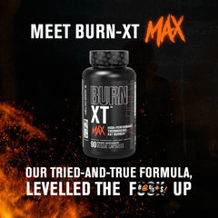 MitoBurn L-BAIBA capsule from Burn-XT Max highlights metabolic support.
