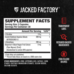 Jacked Factory N.O. XT bottle in sunlight suggesting potent nitric oxide support.
