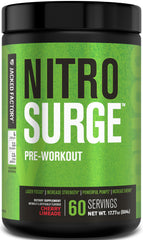 Jacked Factory Nitrosurge bottle front signals ready-to-workout energy.