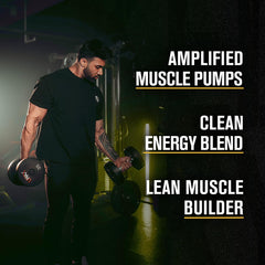 Close-up of Nitrosurge Build label highlighting Con-Cret creatine and elevATP