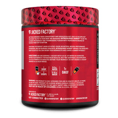 Jacked Factory Nitrosurge Shred athlete achieving a strong rep.