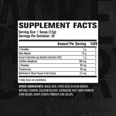 Product in gym setting promoting lean physique support during sessions.