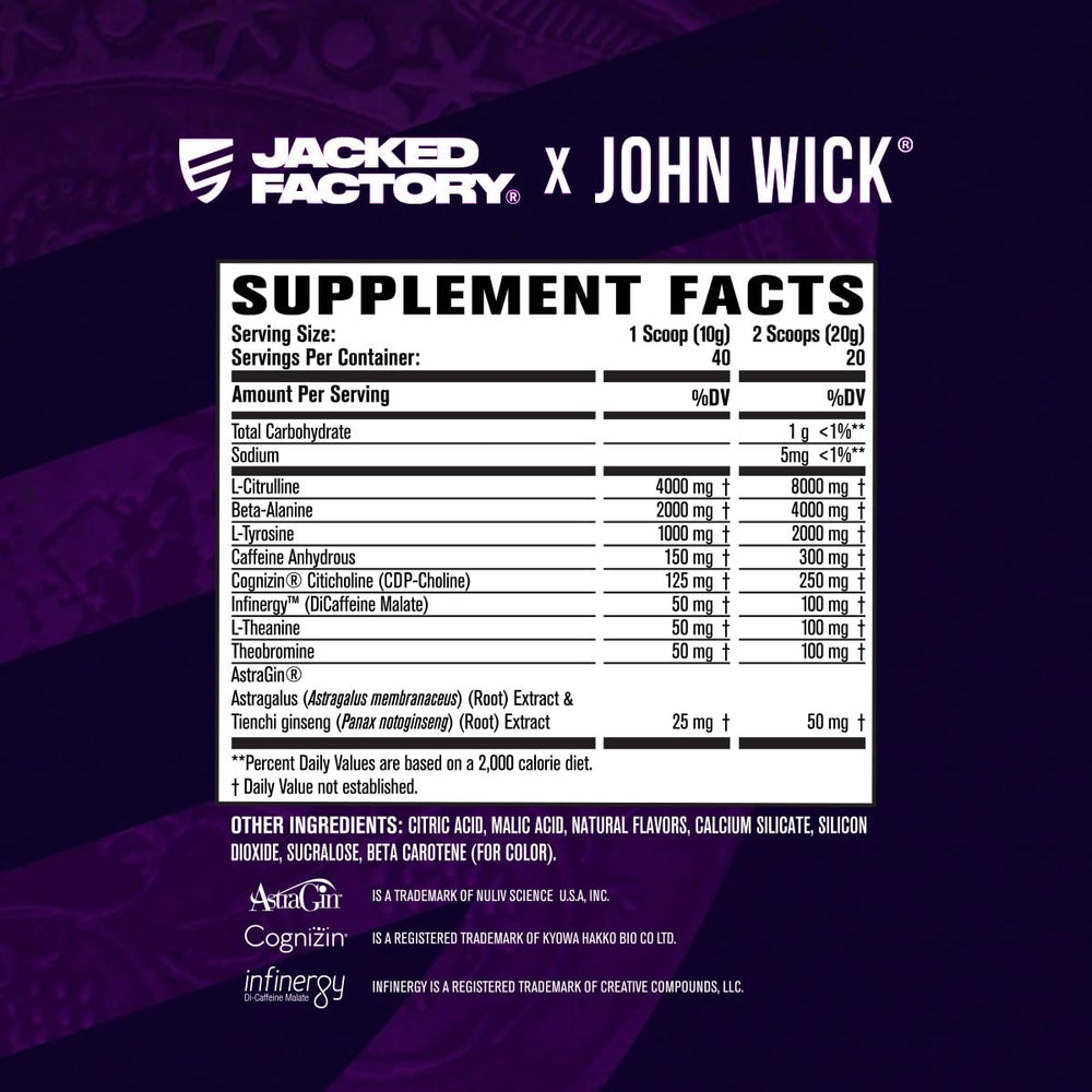 Jacked Factory Wick Mode front packaging shows bold energy messaging