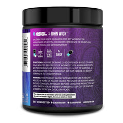 Brand logo emphasizing premium pre-workout support.