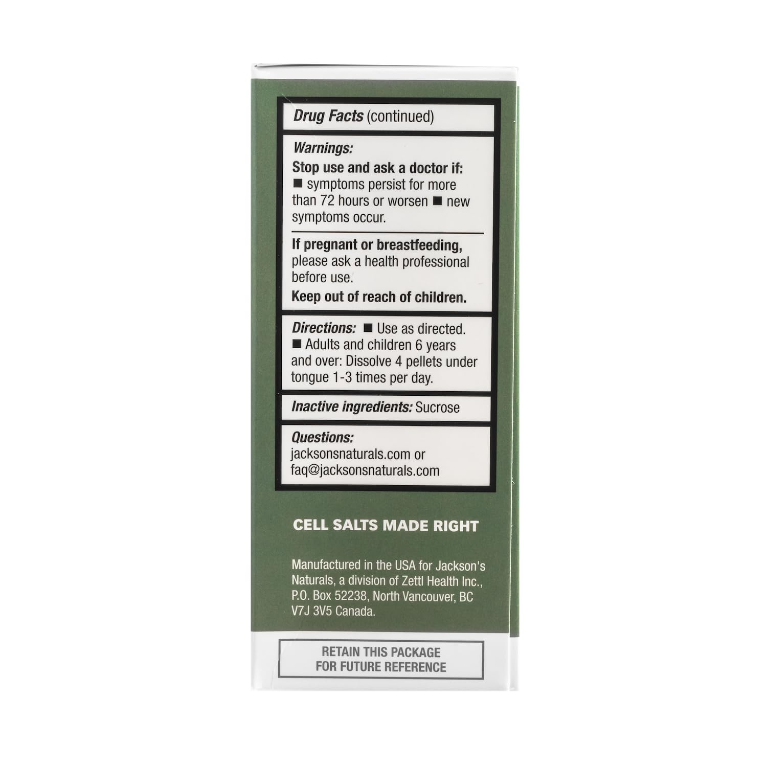 Jackson's 12-in-1 cell salt bottle pour shot for easy at-home use.