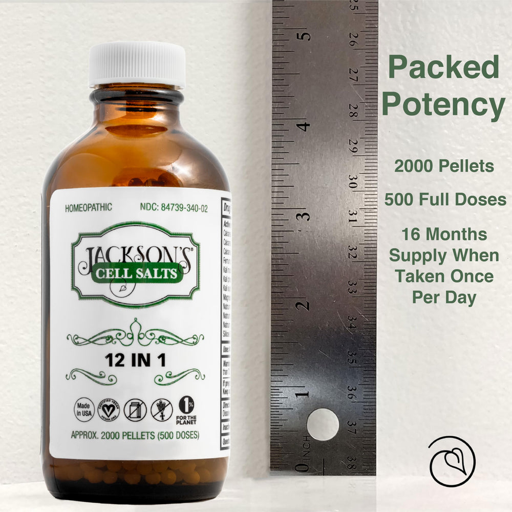 Jackson's 12-in-1 cell salt packaging box illustrating compact, small-batch production.