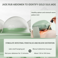 Jade Abdominal Heating Belt cordless design for portable use at home or office