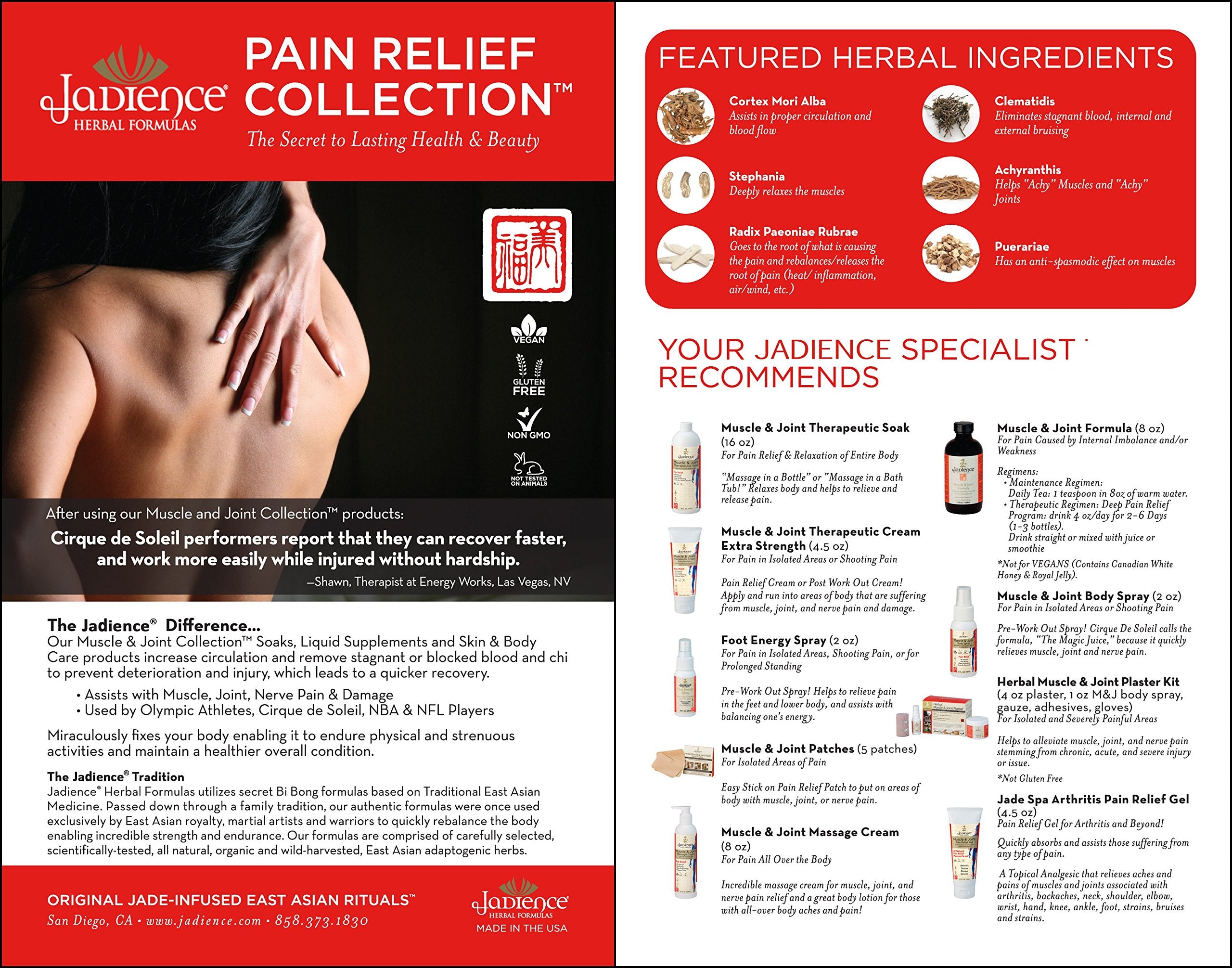 Athlete using Jadience cream to support post-workout recovery
