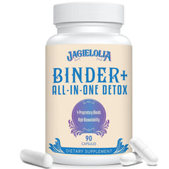 Jagielolia detox binder bottle with 1500 mg blend for daily wellness