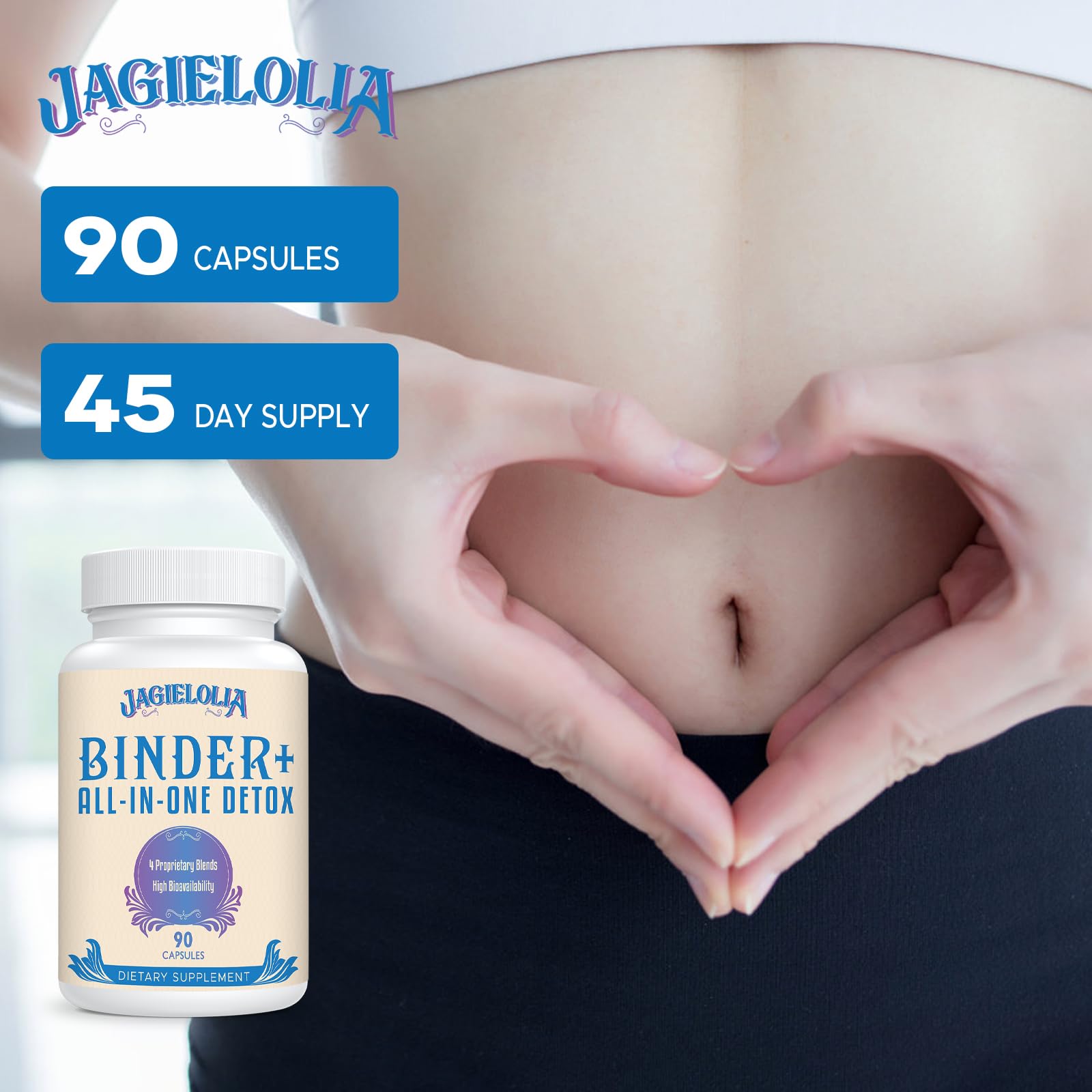 Jagielolia detox binder digestive health-focused formula for comfort