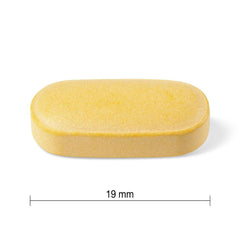 Jamieson Timed Release caplets closeup shows small, easy-to-swallow form.