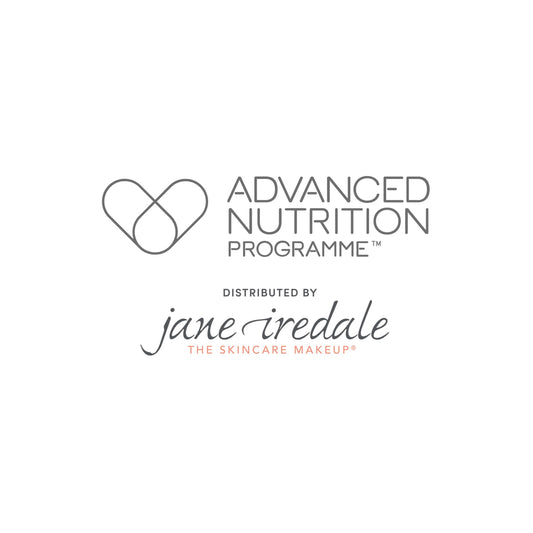 Jane Iredale Skin Accumax bottle highlighting vegan, gluten-free capsules for skin health