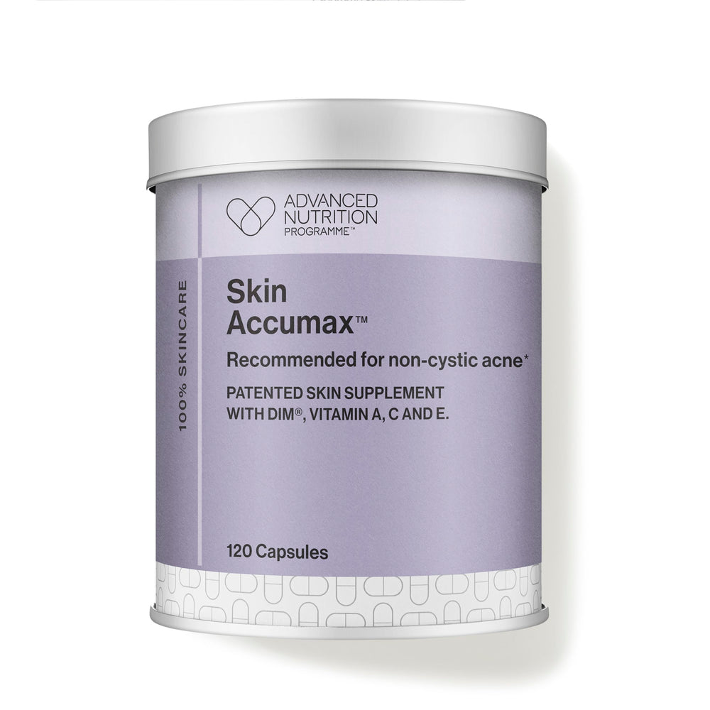 Jane Iredale Skin Accumax capsules shown for inner-skin support and clarity