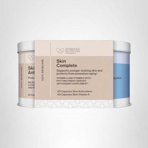 Jane Iredale Skin Complete box and bottle on shelf for daily skin wellness.
