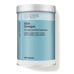Jane Iredale Skin Omegas bottle—daily omega-3-6 support for hydrated skin.