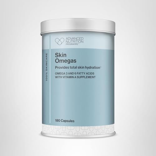 Close-up of Skin Omegas capsules highlighting easy daily intake.