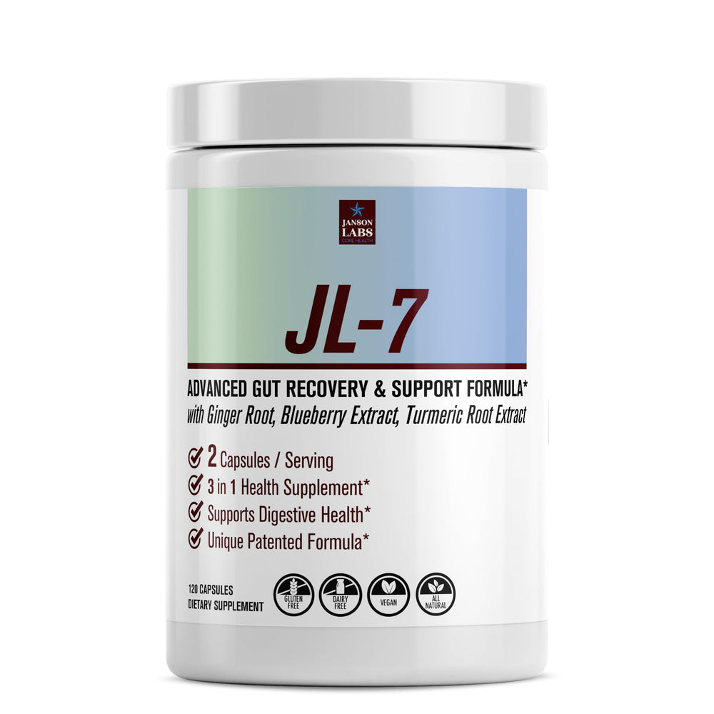 Janson Labs JL-7 turmeric-curcumin 95% capsules for gut comfort and digestion