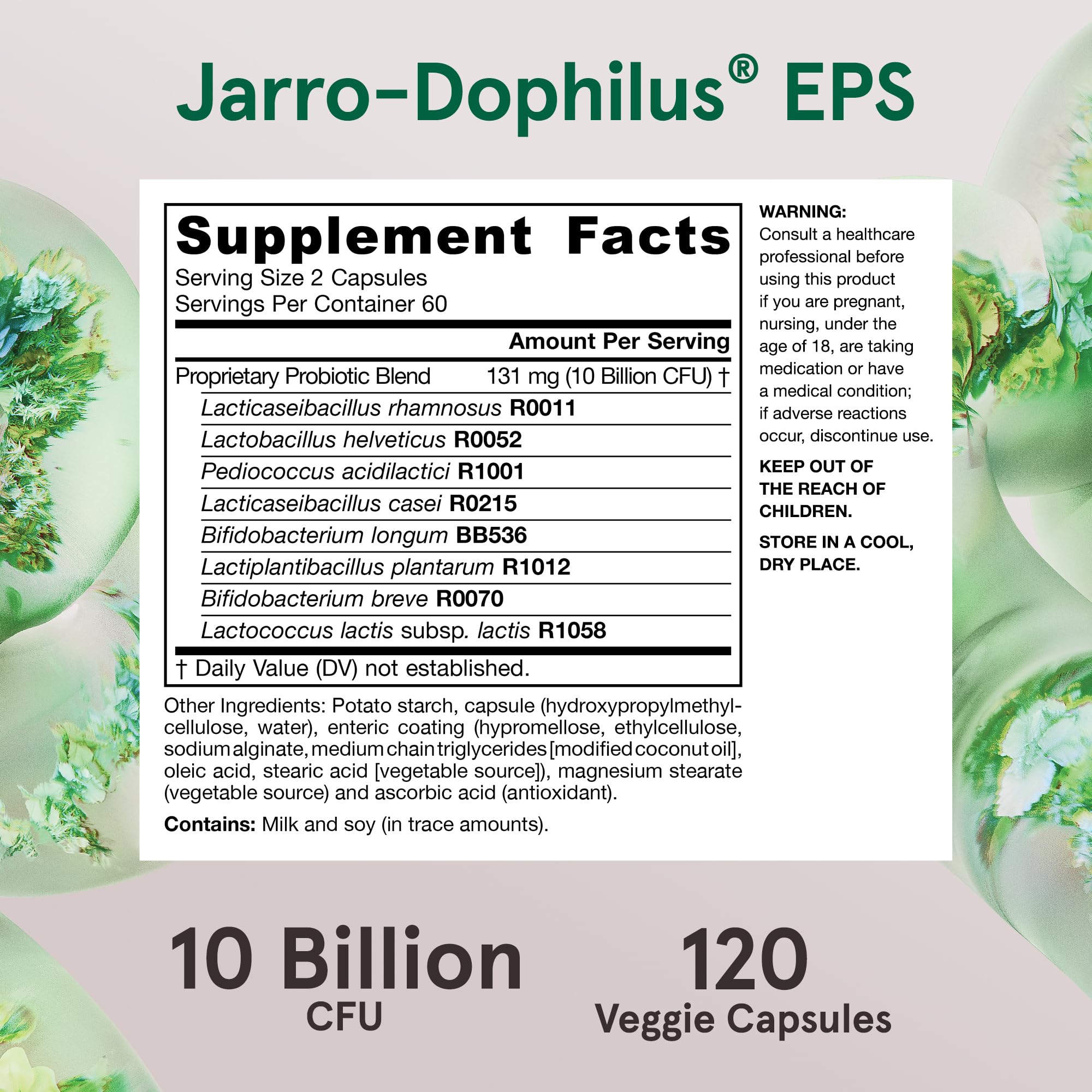 L rhamnosus R0011 strain in Jarro-Dophilus EPS