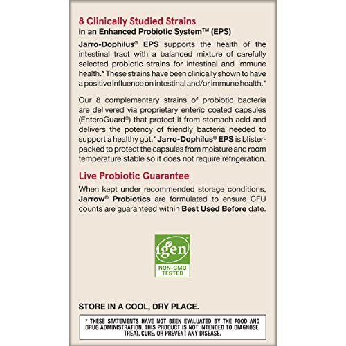 Room-temperature stable Jarro-Dophilus EPS packaging