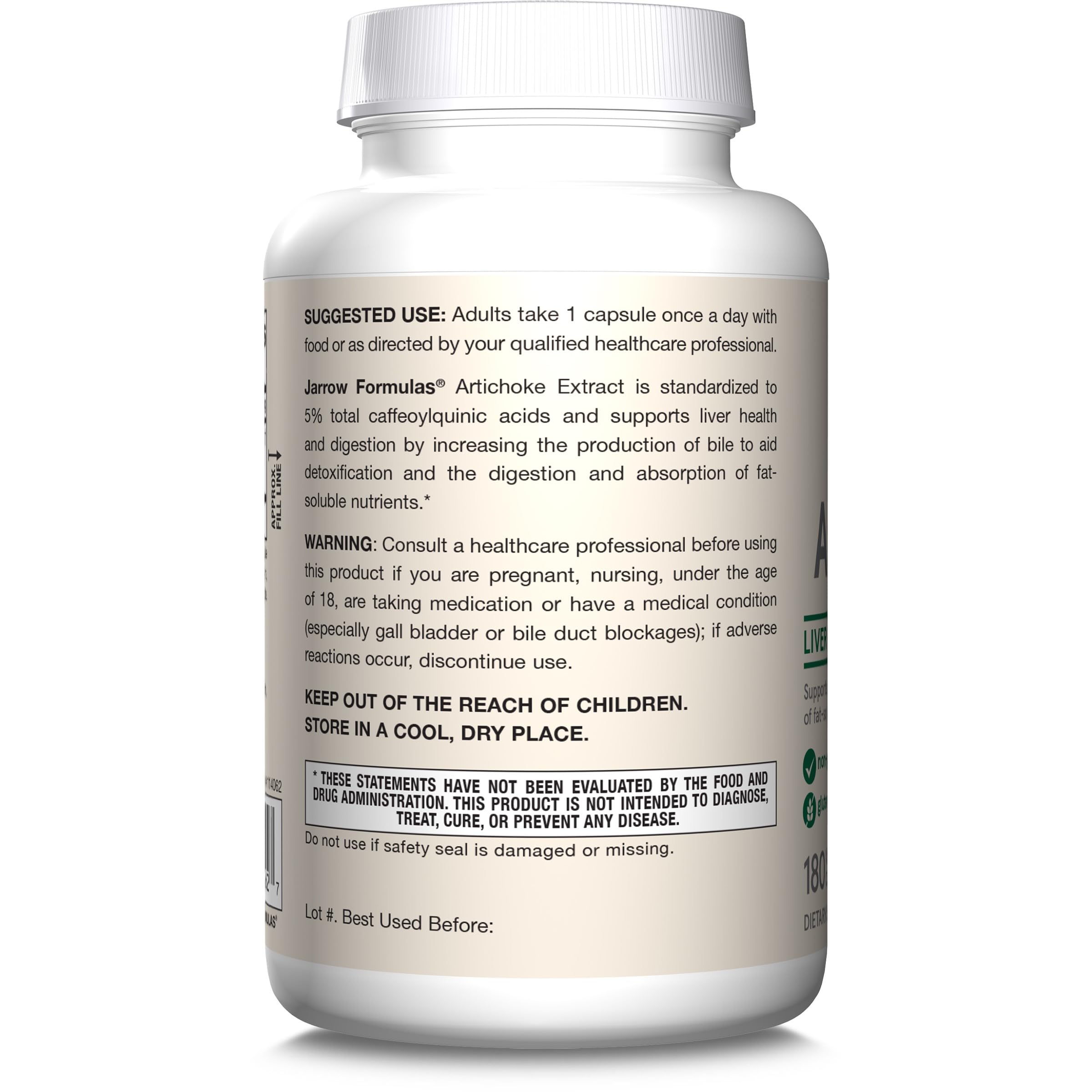 Value-packed pack of 12 Artichoke 500 mg bottles