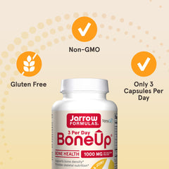 Jarrow Formulas BoneUp shows D3 and K2 for bone metabolism