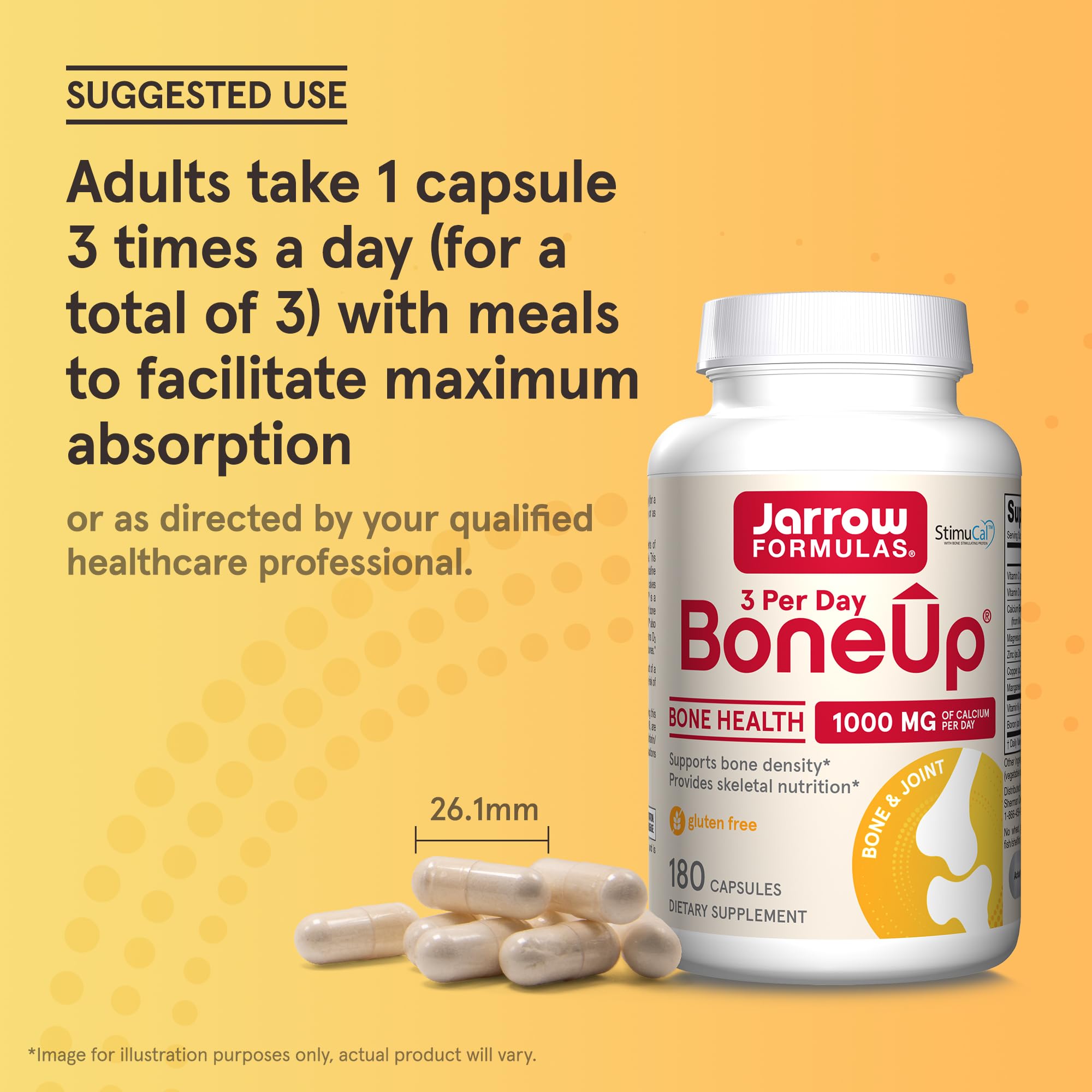 Jarrow Formulas BoneUp with trace minerals for bone health