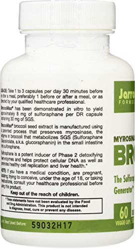 Jarrow Formulas Brocco Max vegan-friendly seal on the bottle