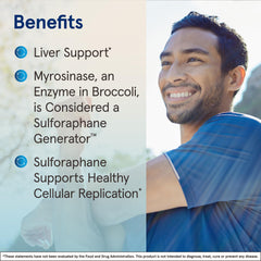 Jarrow Formulas BroccoMax delayed-release capsules for steady delivery.