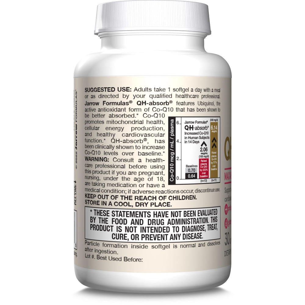 Jarrow Formulas CoQ10 bottle daily-use scene with calendar reminder